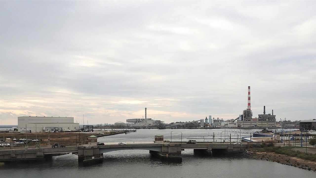 Yellow Mill Bridge in Bridgeport, Connecticut.