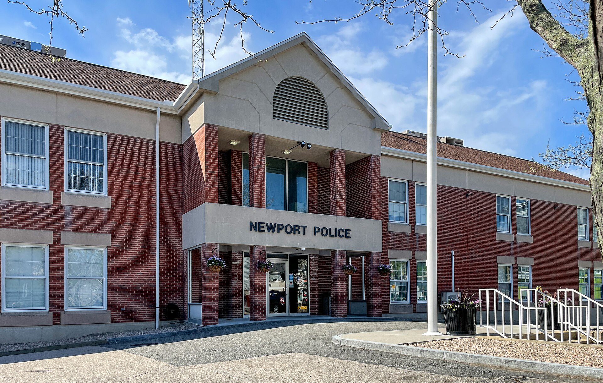 The Newport police station on May 14, 2021. File photo.