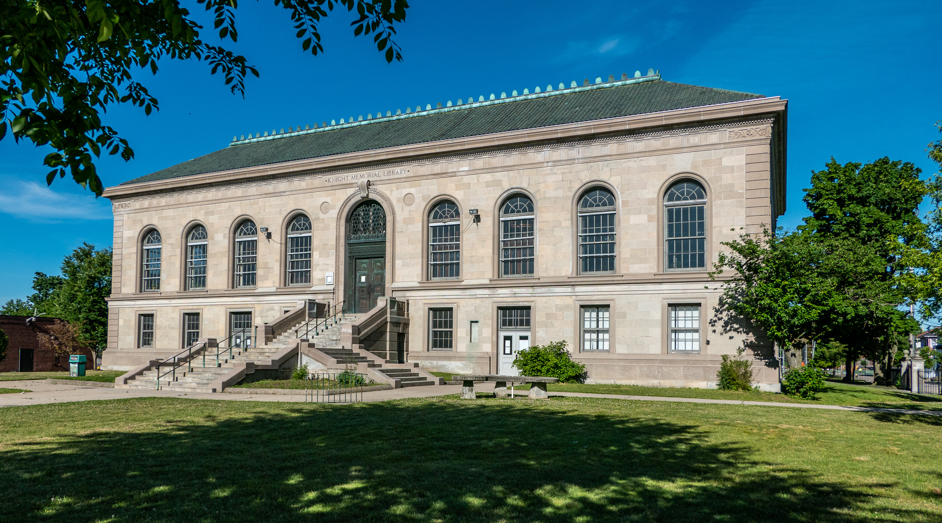 Knight Memorial Library in Providence.