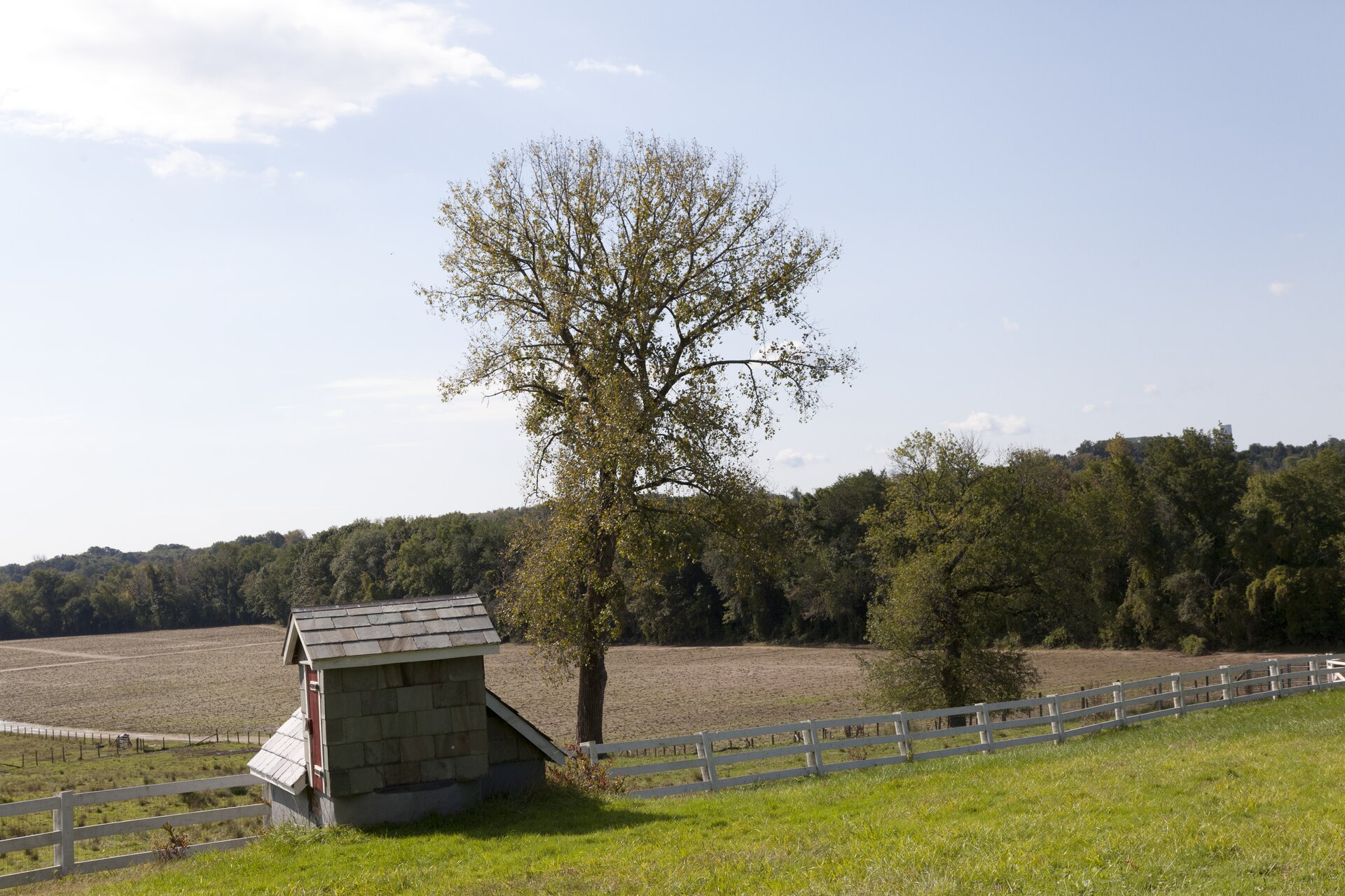 Farmland near tobacco barns in Windsor, Connecticut, in a 2011 file photograph.