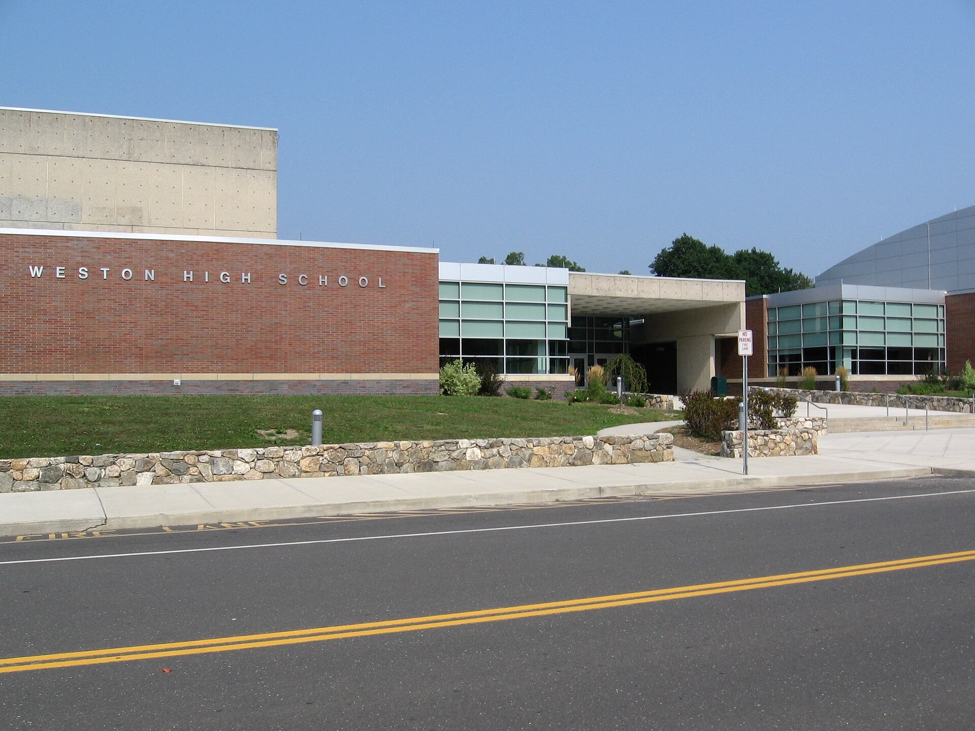Weston High School in Weston, Connecticut.