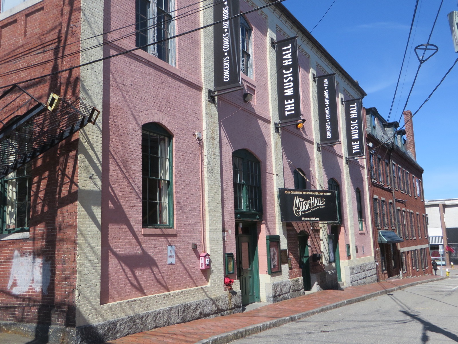 The Music Hall in Portsmouth, New Hampshire, in April 2016. The theater is a New Hampshire Film Festival venue.