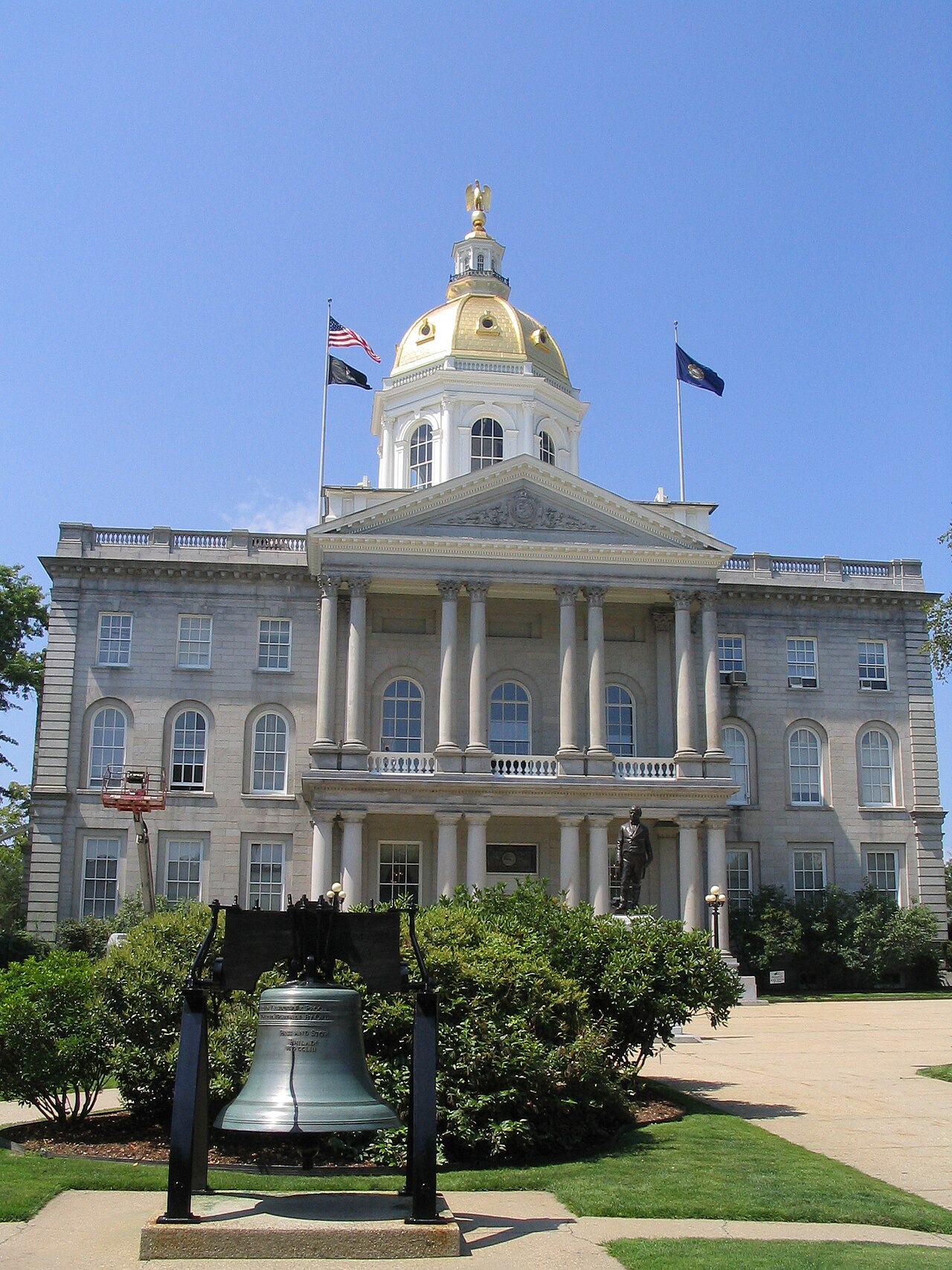 The New Hampshire State House in Concord.