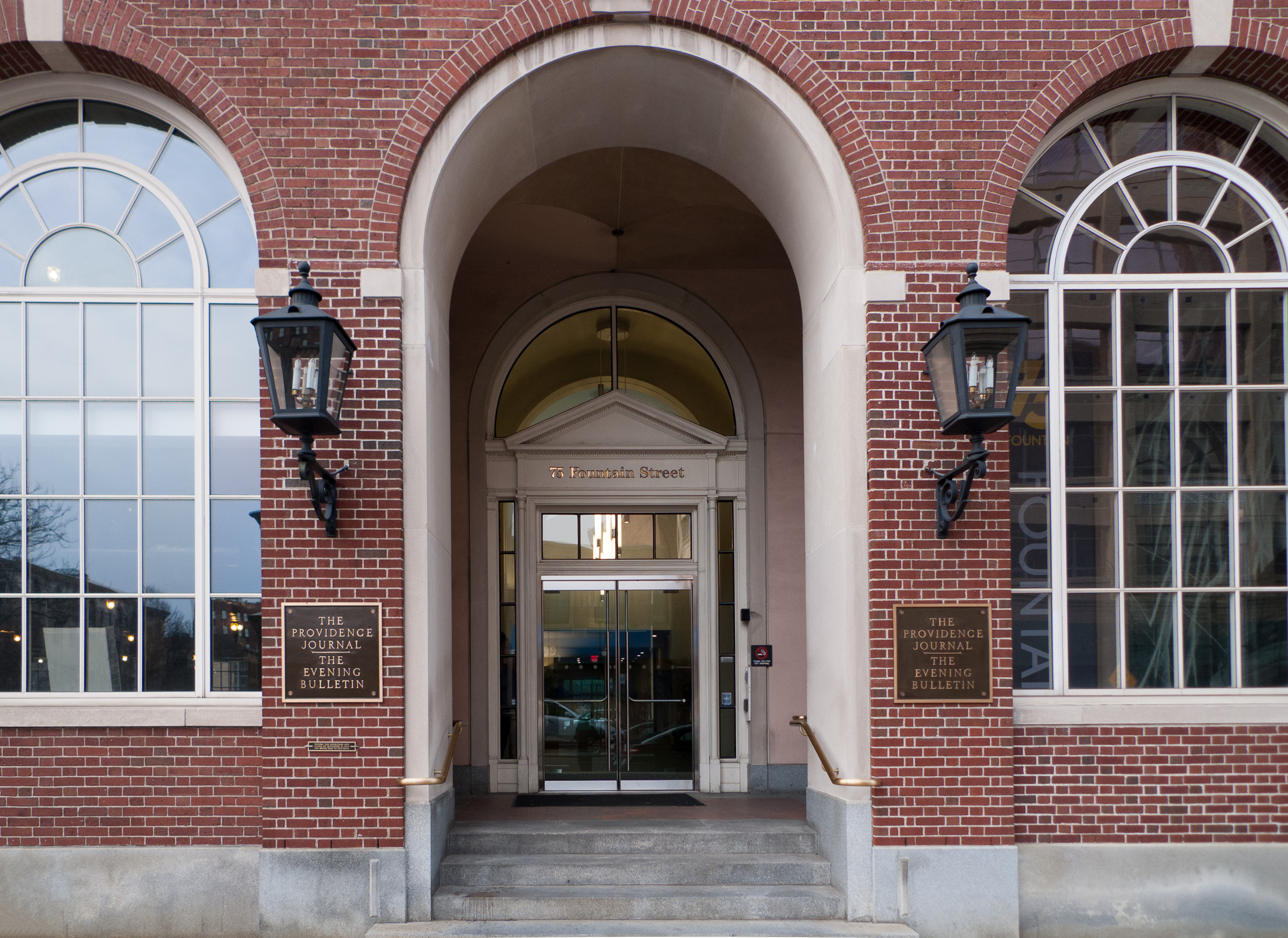 Providence Journal building on Fountain Street in downtown Providence.