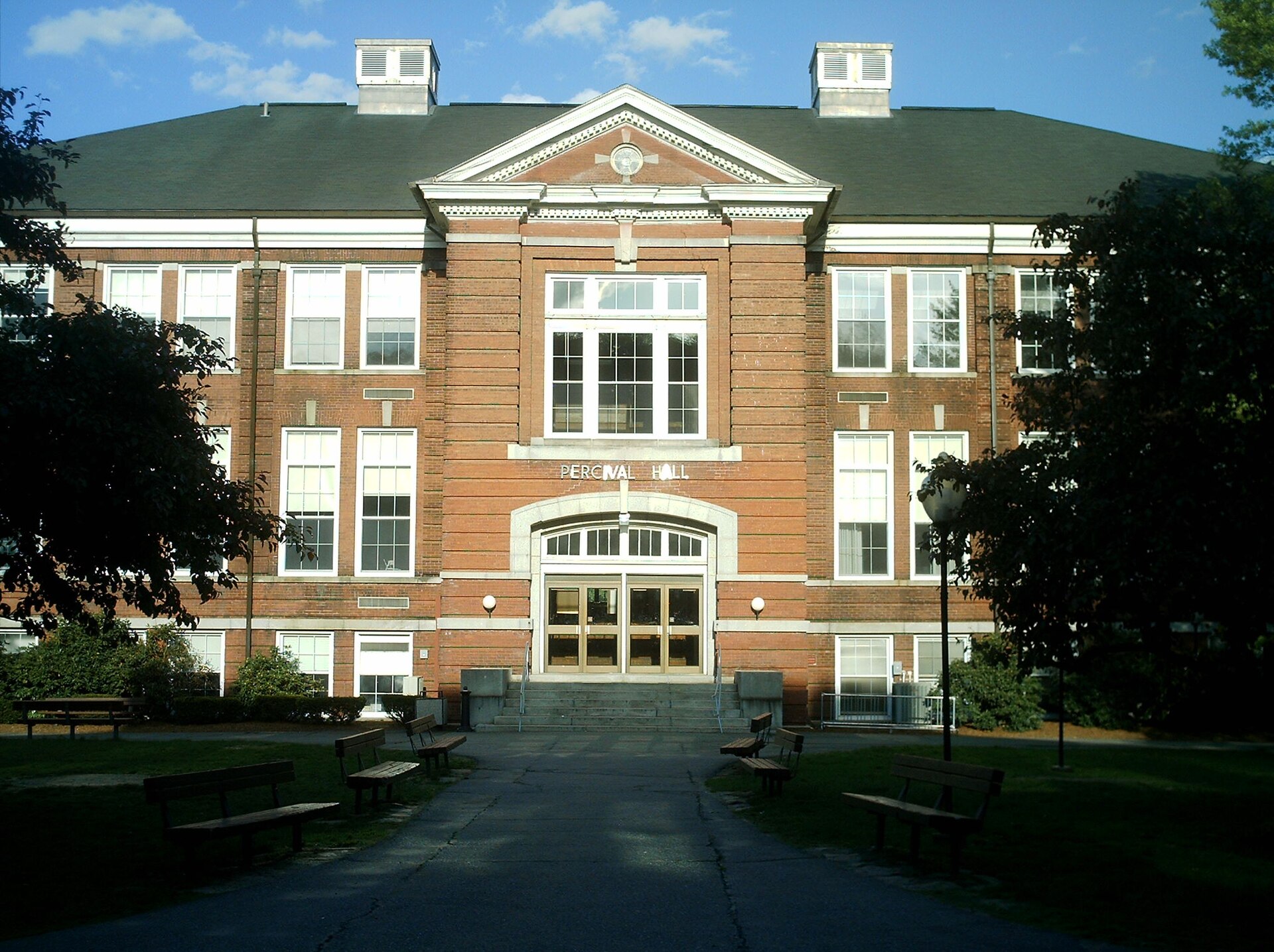 Percival Hall at Fitchburg State University.