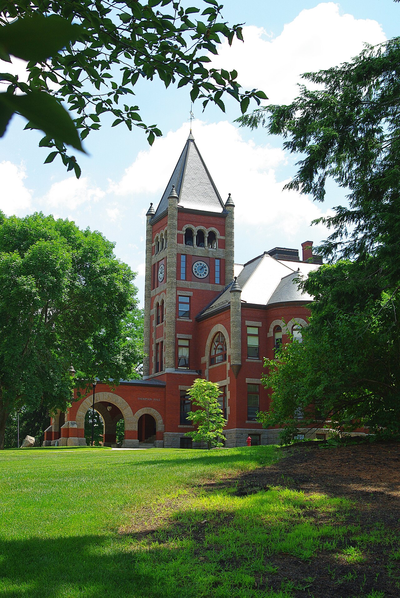 Thompson Hall at the University of New Hampshire.