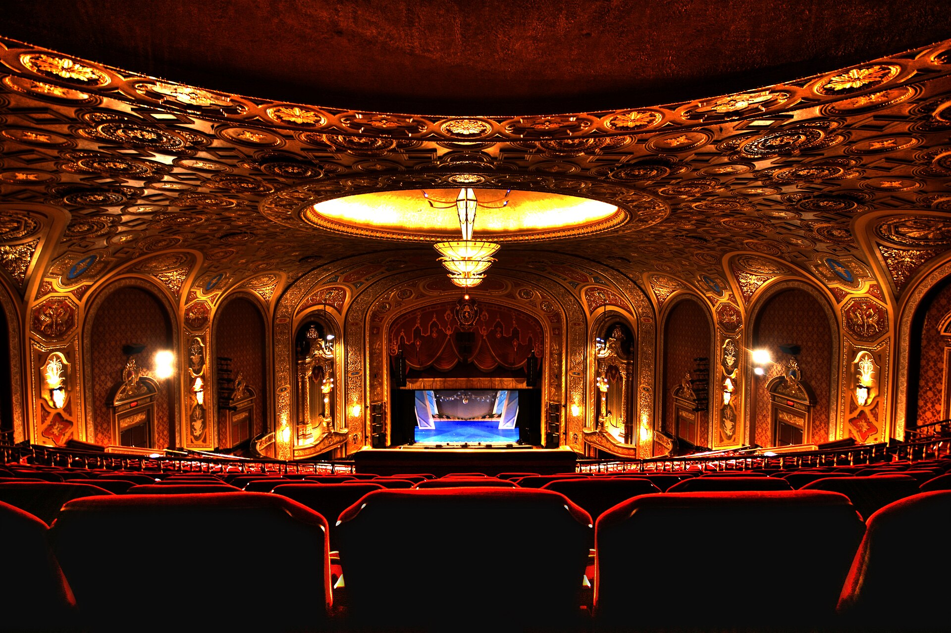 The Providence Performing Arts Center auditorium on Jan. 25, 2009. File photo of the venue, not The Great Gatsby production.